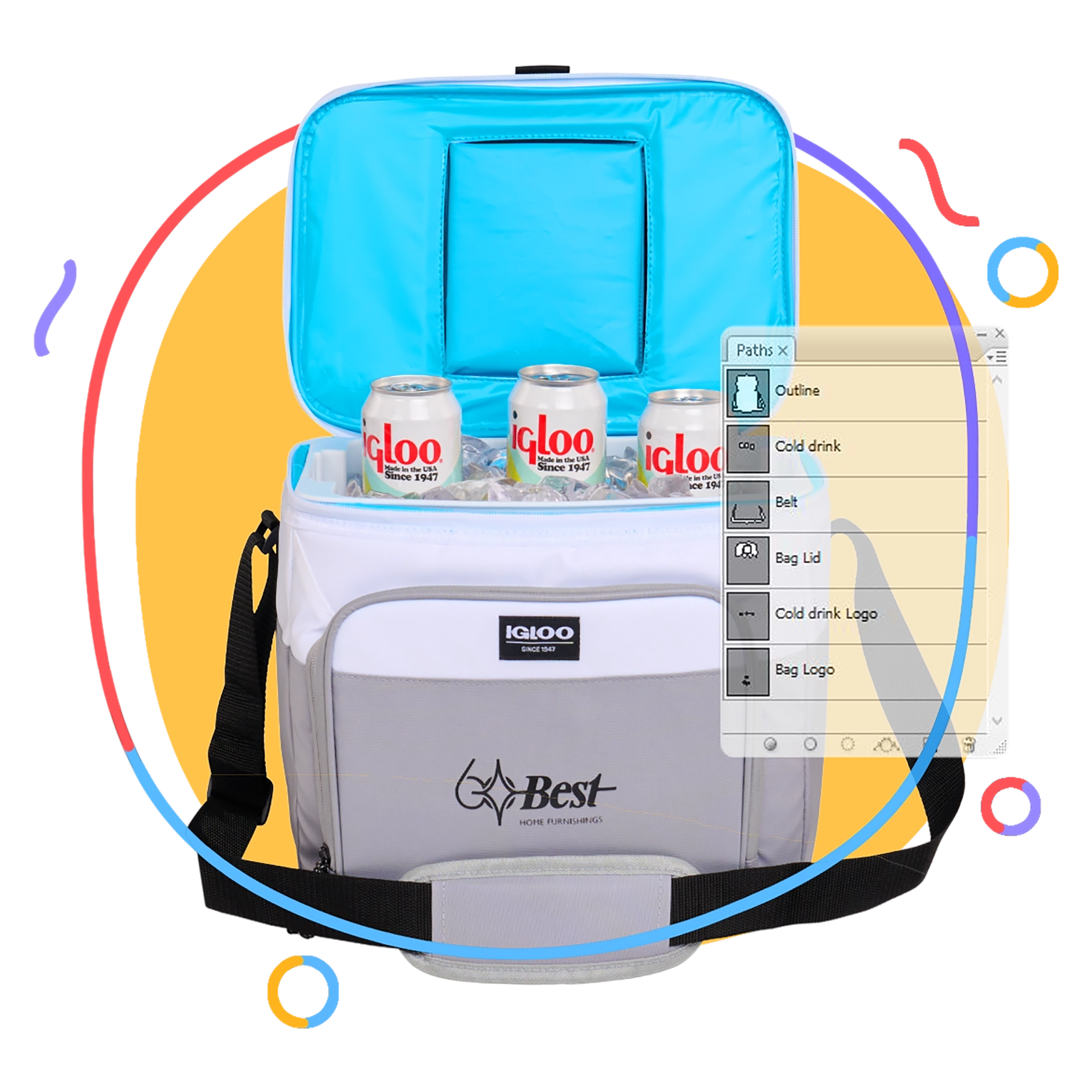 Complex Multiple Clipping Path for Fashion Items