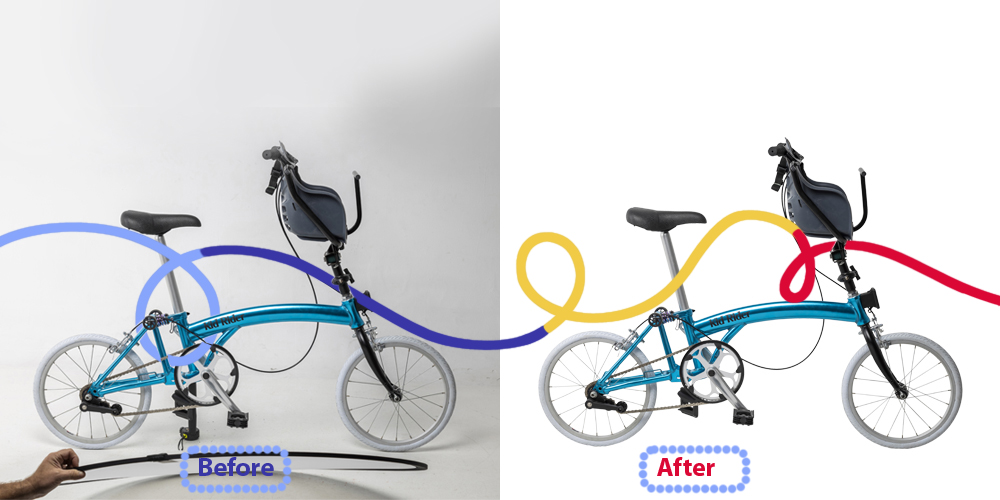 Complex Bicycle Clipping Path Service
